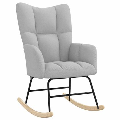 люлеещ се стол Cloud Grey Fabric