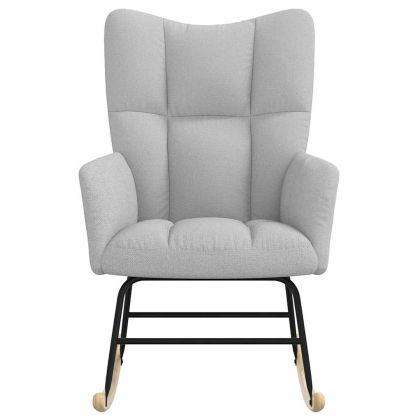 люлеещ се стол Cloud Grey Fabric