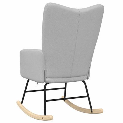 люлеещ се стол Cloud Grey Fabric