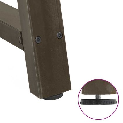 Крака за масичка за кафе, А-образни, 2 бр., 50 x (42-43) см, стомана