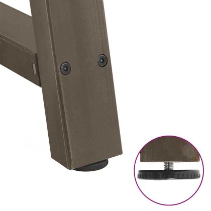 Крака за трапезна маса, А-образни, 2 бр., 90 x (72-73) см, стомана