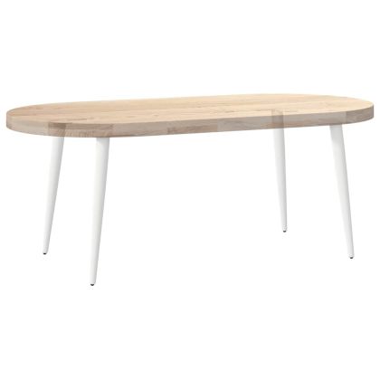 Крака за масичка за кафе, конична форма, 4 бр., бели, 42-43 см, стомана