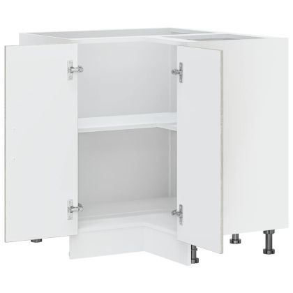 Кухненски ъглов шкаф Porto, сив сонома, инженерно дърво