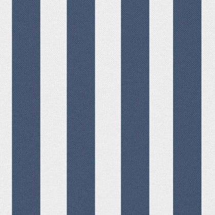 Градински възглавници, 2 бр, райета, 45x45 см, тъмносини