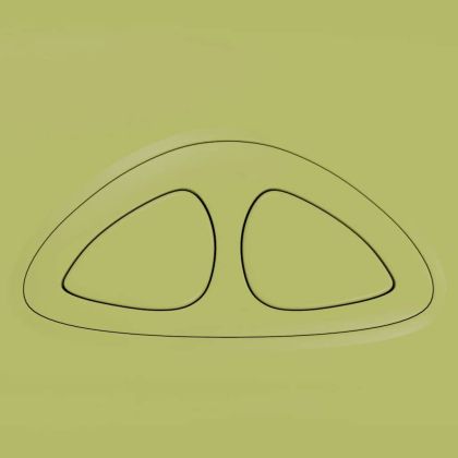 Тоалетно казанче с долен вход за вода, 3/6 л, маслина