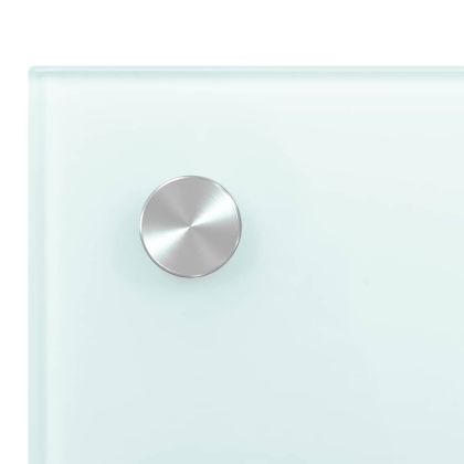 Кухненски гръб, бял, 70x50 см, закалено стъкло