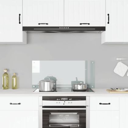 Кухненски гръб, прозрачен, 90x40 см, закалено стъкло