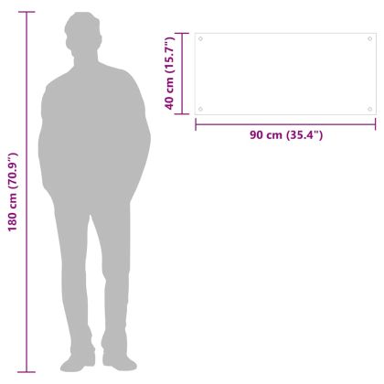 Кухненски гръб, прозрачен, 90x40 см, закалено стъкло