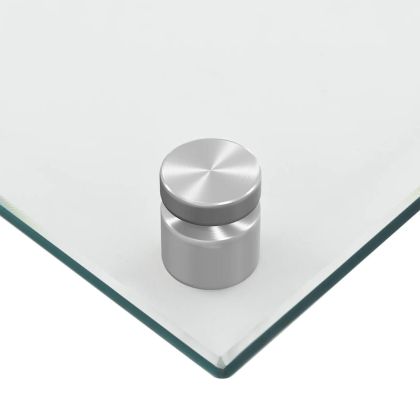 Кухненски гръб, прозрачен, 100x50 см, закалено стъкло