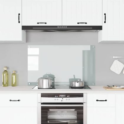 Кухненски гръб, прозрачен, 100x60 см, закалено стъкло