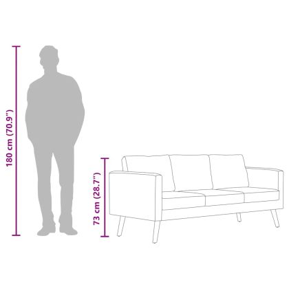 3-местен диван, текстил, виненочервен