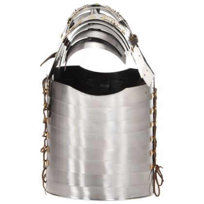 Римска военна броня реплика ЛАРП сребриста стомана