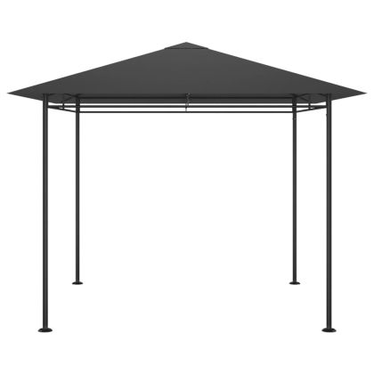 Беседка, 3x3x2,7 м, антрацит, 180 г/м²