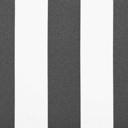 Прибираща се тента, антрацит и бяло, 3x2,5 м, плат и алуминий