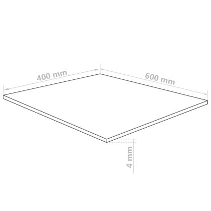 Акрилни стъклени листове Прозрачен 40 x 60 cm Акрил