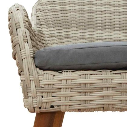 Комплект за хранене на открито 7 pcs Светлосиво