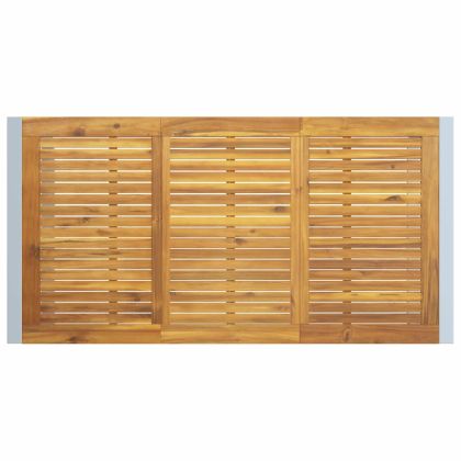 Комплект за хранене в градината 5 pcs сиво и кафяво