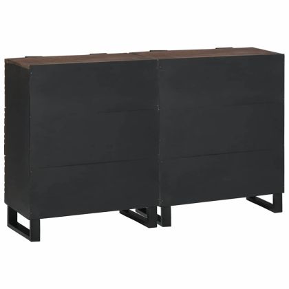 Комплект скрин с чекмедже 2 pcs Орех 60 x 33,5 x 75 см