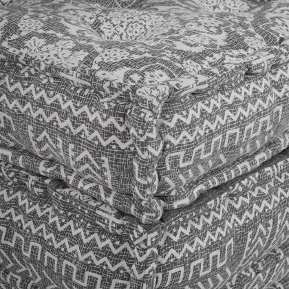 Модулен диван 2 pcs Светлосиво 140 x 70 x 36 см текстил