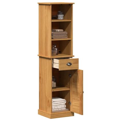 Комплект мебели за баня с рафт VIGO 2 pcs Кафяво и медно кафяво