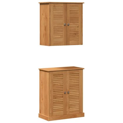 Комплект мебели за баня VIGO 2 pcs Кафяво 67.5 x 34 x 80 см
