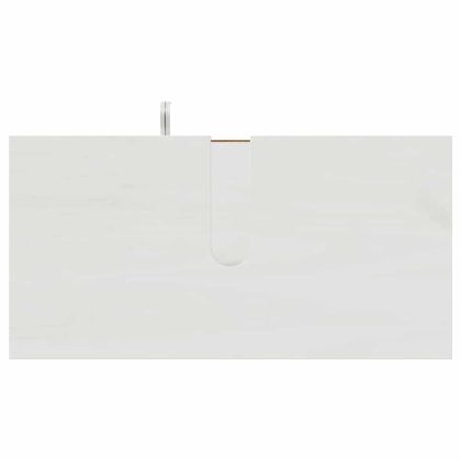 Комплект мебели за баня с рафт 3 pcs Кафяво 37 x 34 x 110 см