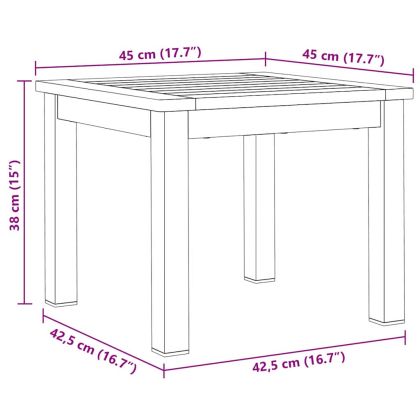 Комплектзахранененаоткрито 3 pcs Солидно тиково дърво