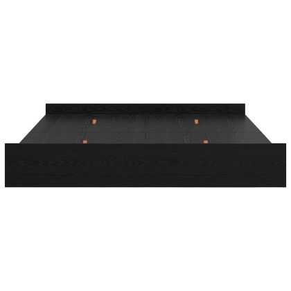 Легло с място за съхранение с таблото Черния дъб 200 x 200 cm