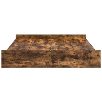 Легло с място за съхранение с таблото Димян дъб 160 x 200 cm