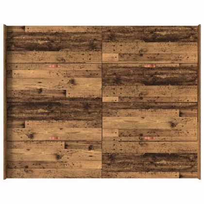 Легло с място за съхранение с таблото Старо дърво 140 x 200 cm