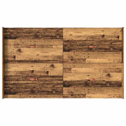 Легло с място за съхранение с таблото Старо дърво 120 x 200 cm