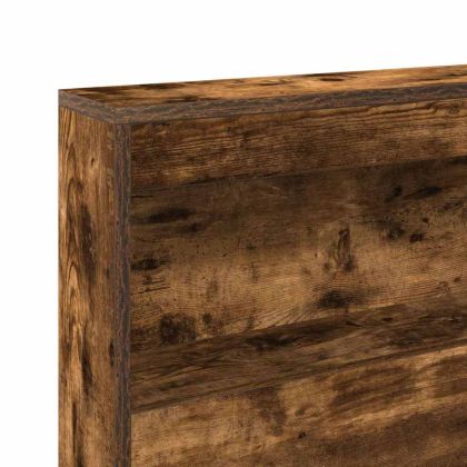 Табла за съхранение с рафт Димян дъб 200 cm Инженерно дърво