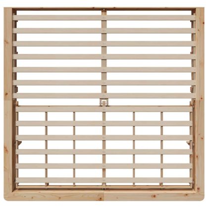 Рамка за легло Кафяво 180 x 200 cm Солидно борово дърво