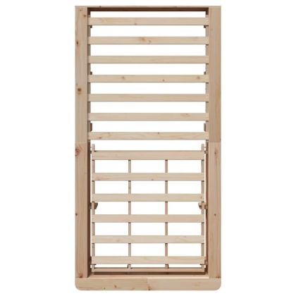 Рамка за легло Кафяво 80 x 200 cm Солидно борово дърво