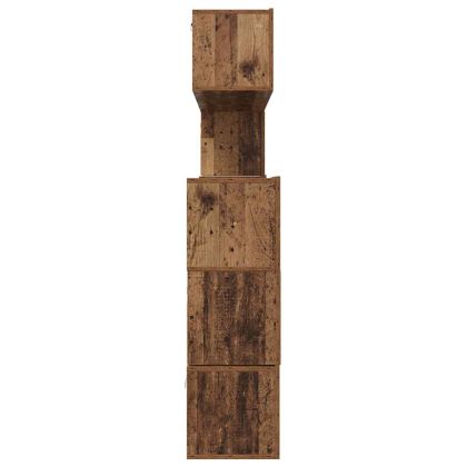 Комплект ТВ шкаф 8 pcs Старо дърво Инженерно дърво