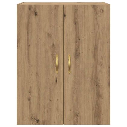 Стенно шкафче 2 pcs Дъб 69,5 x 34 x 90 см Инженерно дърво