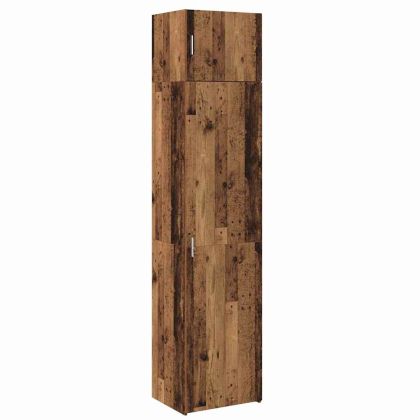Шкаф за съхранение Старо дърво 50 x 41 x 225 см Инженерно дърво