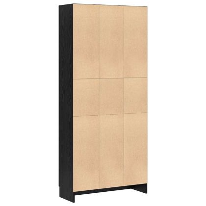 Шкаф за книги Черния дъб 82,5 x 30,5 x 185 см Инженерно дърво