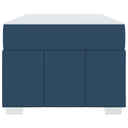 Рамка за легло с матрак Синьо 90 x 190 cm текстил