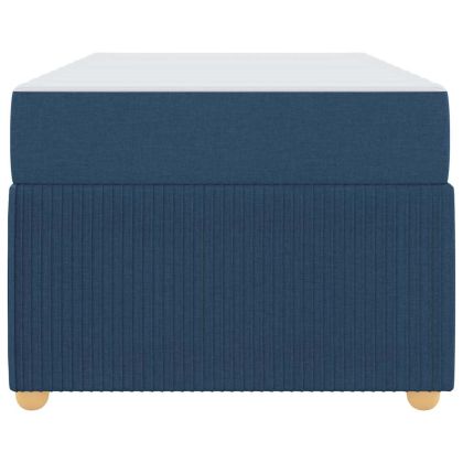 Рамка за легло с матрак Синьо 80 x 200 cm текстил