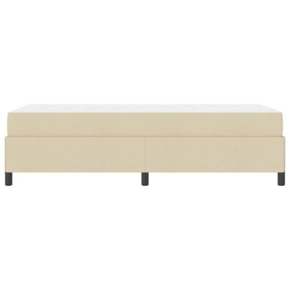 Легло с пружинирана основа Крем 80 x 200 cm текстил