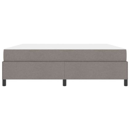 Легло с пружинирана основа Таупе 180 x 200 cm текстил