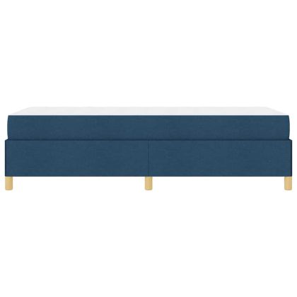 Рамка за легло с матрак Синьо 80 x 200 cm текстил