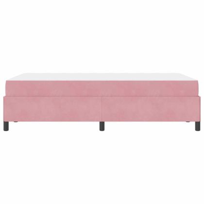 Рамка за легло с матрак Розово 120 x 190 cm текстил