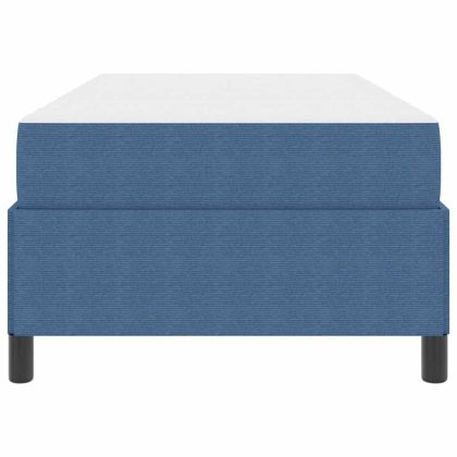 Рамка за легло с матрак Синьо 80 x 200 cm текстил