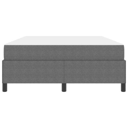 Рамка за легло с матрак Светлосиво 140 x 190 cm текстил