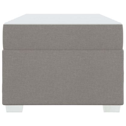 Рамка за легло с матрак Таупе 80 x 200 cm текстил