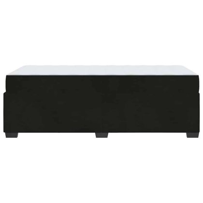 Рамка за легло с матрак Черно 90 x 200 cm текстил