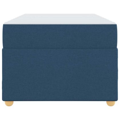 Рамка за легло с матрак Синьо 80 x 200 cm текстил