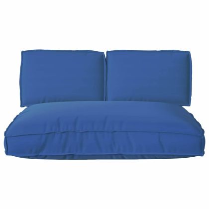 Комплект възглавници за палет с възглавница 3 pcs Кралско синьо